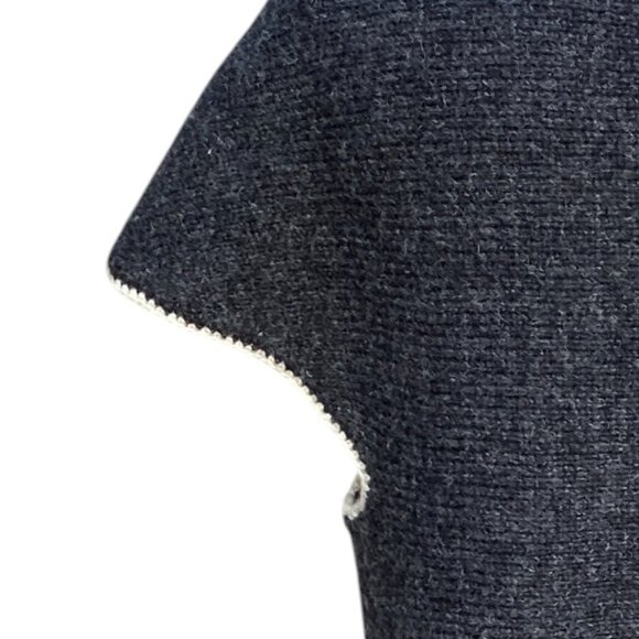 Baltic Inspirations Gradient Knit Tunic Dress Gray Wool Scandi Art Lagenlook-XL - Picture 10 of 14